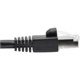 Eaton Tripp Lite Series Cat6a 10G Snagless Shielded STP Ethernet Cable (RJ45 M/M), PoE, Black, 7 ft. (2.13 m) — N262-007-BK