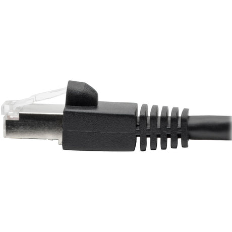 Eaton Tripp Lite Series Cat6a 10G Snagless Shielded STP Ethernet Cable (RJ45 M/M), PoE, Black, 7 ft. (2.13 m) — N262-007-BK