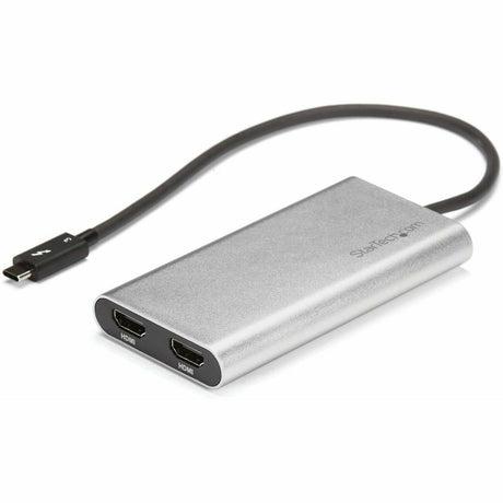 StarTech.com Thunderbolt 3 to Dual HDMI 2.0 Adapter - 4K 60Hz Dual Monitor TB3 HDMI Video Adapter - Thunderbolt 3 Certified -Mac & Windows — TB32HD24K60