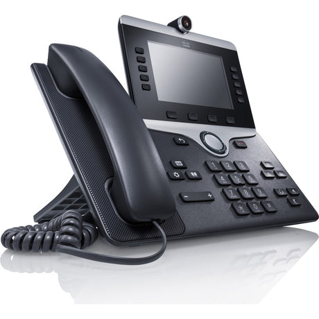 Cisco 8845 IP Phone - Corded/Cordless - Corded - Bluetooth - Wall Mountable, Tabletop - Charcoal - TAA Compliant — CP-8845-3PW-NA-K9=