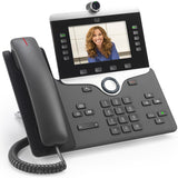 Cisco 8845 IP Phone - Corded/Cordless - Corded - Bluetooth - Wall Mountable, Tabletop - Charcoal - TAA Compliant — CP-8845-3PW-NA-K9=