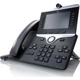 Cisco 8845 IP Phone - Corded/Cordless - Corded - Bluetooth - Wall Mountable, Tabletop - Charcoal - TAA Compliant — CP-8845-3PW-NA-K9=