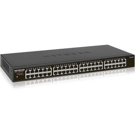 Netgear 48-port Gigabit Ethernet Rackmount Unmanaged Switch (GS348) — GS348-100NAS