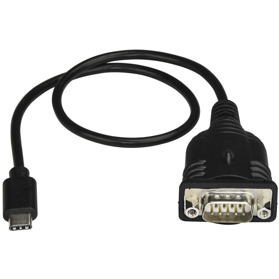 StarTech.com USB C to Serial Adapter Cable 16" (40cm) - USB Type-C to Serial RS232 (DB9) Cable Converter - Male/Male - Windows/Mac/Linux — ICUSB232C