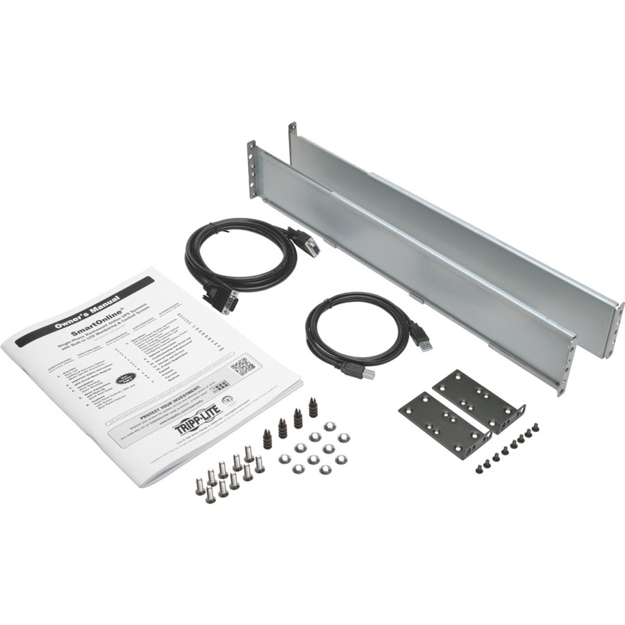 Eaton Tripp Lite Series 208/240V 3000VA 2.7kW Double-Conversion UPS - 8 Outlets, Extended Run, Card Slot, LCD, USB, DB9, 2U — SU3000LCD2UHV