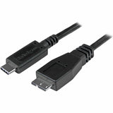 StarTech.com 0.5m USB C to Micro USB Cable - M/M - USB 3.1 Cable (10Gbps) - USB 3.1 Type C to Micro USB Type B Cable — USB31CUB50CM
