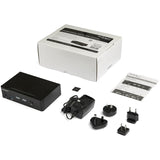 StarTech.com 2 Port DisplayPort KVM Switch - 4K 60Hz - Single Display - UHD DP 1.2 USB KVM Switch with USB 3.0 Hub & Audio - TAA Compliant — SV231DPU34K