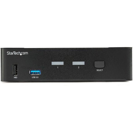 StarTech.com 2 Port DisplayPort KVM Switch - 4K 60Hz - Single Display - UHD DP 1.2 USB KVM Switch with USB 3.0 Hub & Audio - TAA Compliant — SV231DPU34K