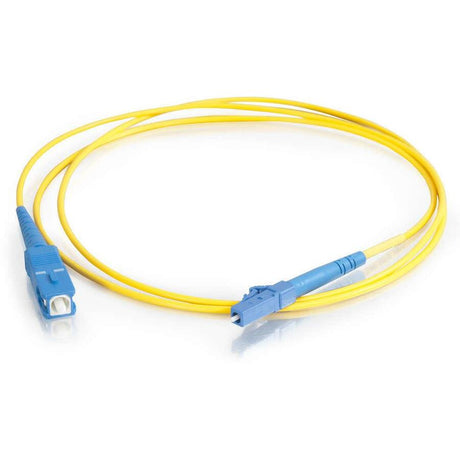 C2G-8m LC-SC 9/125 OS1 Simplex Singlemode PVC Fiber Optic Cable - Yellow — 34711