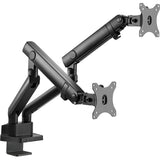 SIIG Aluminum Mechanical Spring Dual Monitor Mount - 17" to 32 - 17.6 lbs - Top Mounting — CE-MT2U12-S1