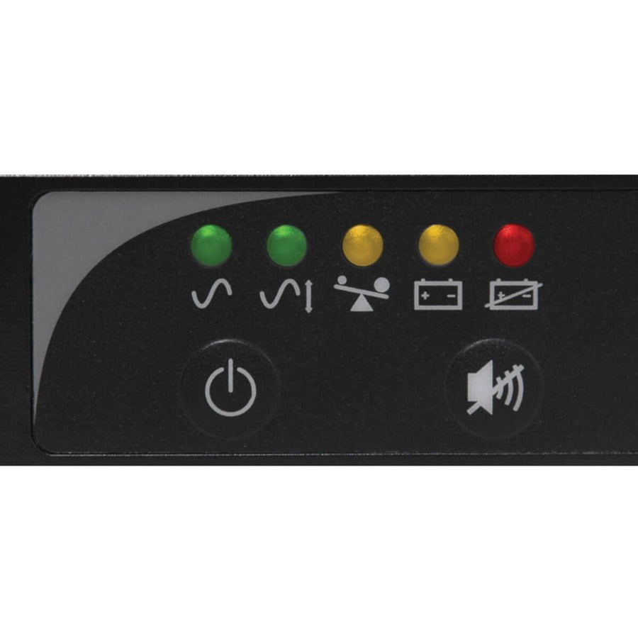 Eaton Tripp Lite Series SmartPro 120V 1kVA 800W Line-Interactive Sine Wave UPS, 1U Rack/Vertical, WEBCARDLX Network Interface, USB, DB9, 6 Outlets — SMART1000RM1UN