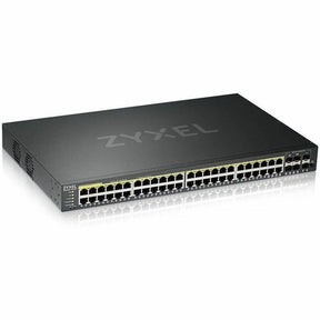 ZYXEL GS2220-50HP 48-Port Gigabit L2+ Managed and Nebula Pro Cloud Managed Switch | 48 PoE+ Ports at 375W with 4 SFP Uplinks — GS2220-50HP
