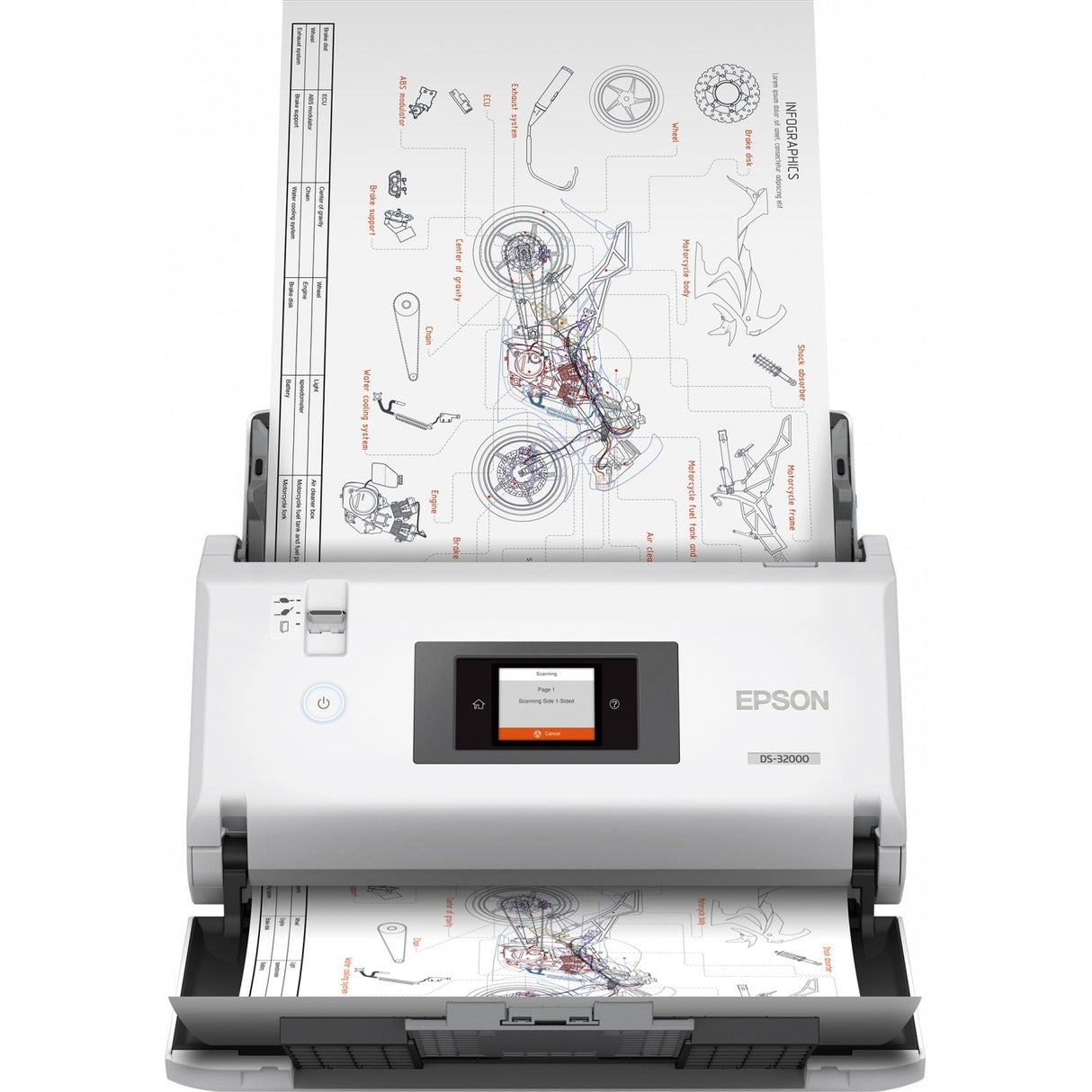 Epson DS-32000 Large Format Sheetfed Scanner - 1200 dpi Optical — B11B255201