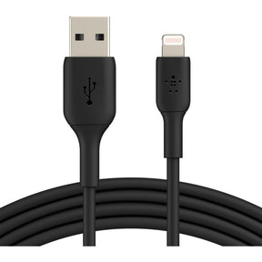 Belkin BoostCharge Lightning to USB-A Cable (1 meter / 3.3 foot, Black) — CAA001bt1MBK