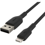 Belkin BoostCharge Lightning to USB-A Cable (1 meter / 3.3 foot, Black) — CAA001bt1MBK