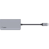 Belkin USB-C 4-in-1 Multiport Adapter, Laptop Docking Station, 2x USB-A 3.0, 4k HDMI, 100W Power Delivery — AVC006btSGY