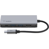 Belkin USB-C 4-in-1 Multiport Adapter, Laptop Docking Station, 2x USB-A 3.0, 4k HDMI, 100W Power Delivery — AVC006btSGY