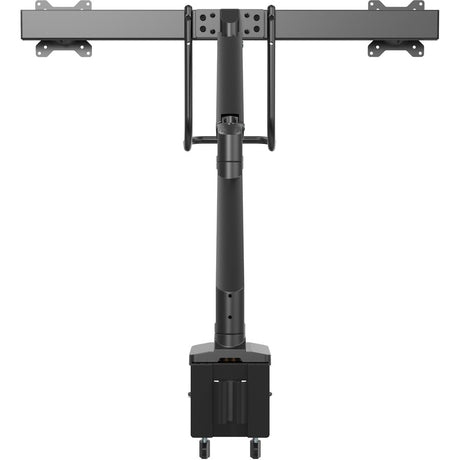 StarTech.com Desk Mount Dual Monitor Arm with USB & Audio, Slim Dual Monitor VESA Mount up to 32" (17.6lb/8kg) Displays, C-Clamp/Grommet — ARMSLIMDUAL2USB3