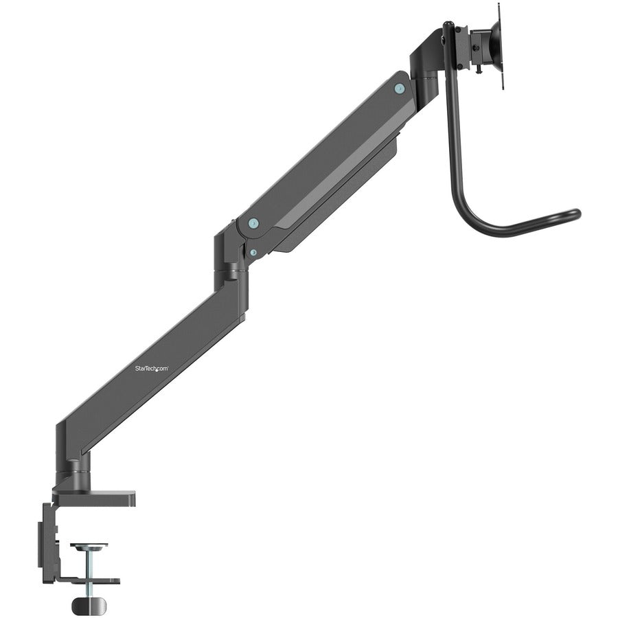 StarTech.com Desk Mount Dual Monitor Arm with USB & Audio, Slim Dual Monitor VESA Mount up to 32" (17.6lb/8kg) Displays, C-Clamp/Grommet — ARMSLIMDUAL2USB3