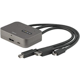 StarTech.com 3-in-1 Multiport to HDMI Adapter, 4K 60Hz USB-C, HDMI or Mini DP to HDMI Video Converter, Conference Room Digital AV Adapter — CDPHDMDP2HD