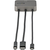 StarTech.com 3-in-1 Multiport to HDMI Adapter, 4K 60Hz USB-C, HDMI or Mini DP to HDMI Video Converter, Conference Room Digital AV Adapter — CDPHDMDP2HD