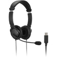Kensington Classic Headset with Mic and Volume Control — K33065WW