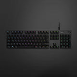 Logitech G512 RGB Mechanical Gaming Keyboard, GX Blue, USB Passthrough — 920-008936