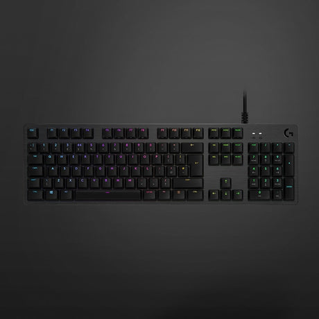 Logitech G512 RGB Mechanical Gaming Keyboard, GX Blue, USB Passthrough — 920-008936
