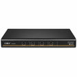 Vertiv Avocent Cybex SCKM100 Secure Desktop KVM Switch, 4 Port, Dedicated Peripheral Port, NIAP Version 4.0 Certified, TAA Compliant (SCKM140PP4-400) — SCKM140PP4-400