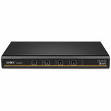 Vertiv Avocent Cybex SCKM100 Secure Desktop KVM Switch, 4 Port, Dedicated Peripheral Port, NIAP Version 4.0 Certified, TAA Compliant (SCKM140PP4-400) — SCKM140PP4-400