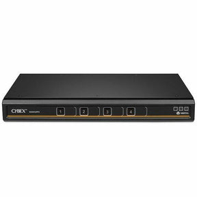 Vertiv Avocent Cybex SCKM100 Secure Desktop KVM Switch, 4 Port, Dedicated Peripheral Port, NIAP Version 4.0 Certified, TAA Compliant (SCKM140PP4-400) — SCKM140PP4-400