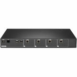 Vertiv Avocent Cybex SCKM100 Secure Desktop KVM Switch, 4 Port, Dedicated Peripheral Port, NIAP Version 4.0 Certified, TAA Compliant (SCKM140PP4-400) — SCKM140PP4-400