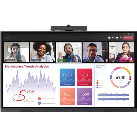 Sharp AQUOS BOARD PN-L2B PN-L652B Interactive Whiteboard — PN-L652B