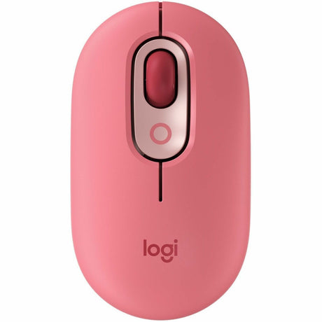 Logitech POP Mouse, Wireless Mouse with Customizable Emojis, SilentTouch Technology, Precision/Speed Scroll, Rose — 910-006545