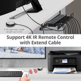 SIIG 4x1 DisplayPort 4K KVM USB 3.0 Switch with Remote Control — CE-KV0D11-S1