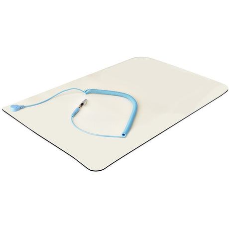 StarTech.com 11x18in Anti Static Mat, ESD Mat for Electronics Repair on Tables or Desks, Flexible Work Pad, Detachable Grounding Wire — SM-ANTI-STATIC-MAT