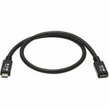 Eaton Tripp Lite Series USB-C Extension Cable (M/F) - USB 3.2 Gen 2 (10Gbps), Thunderbolt 3 Compatible, Black, 20 in. (0.5 m) — U421-20N-G2