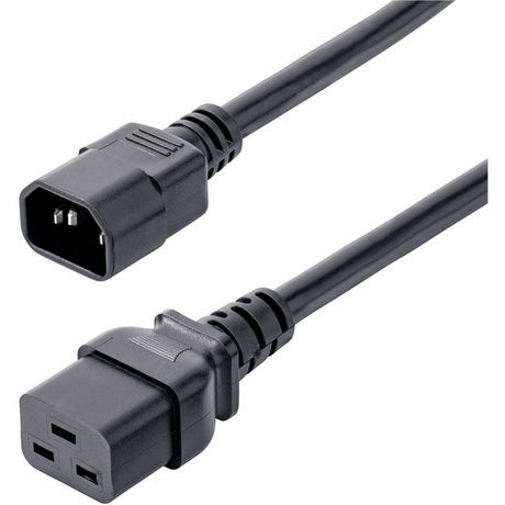 StarTech.com 6ft (1.8m) Heavy Duty Power Cord, C14 to C19, 15A 250V, 14AWG, PDU Power Cord, Server Power Cable, UL Listed — PXTC14C19146