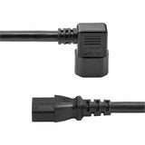 StarTech.com 6ft (1.8m) Heavy Duty Power Cord, Right Angle IEC 60320 C14 to C13, 15A 250V, 14AWG, UL Listed — 8745-4600-POWER-CORD