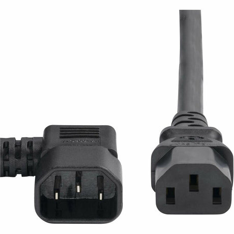 StarTech.com 6ft (1.8m) Heavy Duty Power Cord, Right Angle IEC 60320 C14 to C13, 15A 250V, 14AWG, UL Listed — 8745-4600-POWER-CORD
