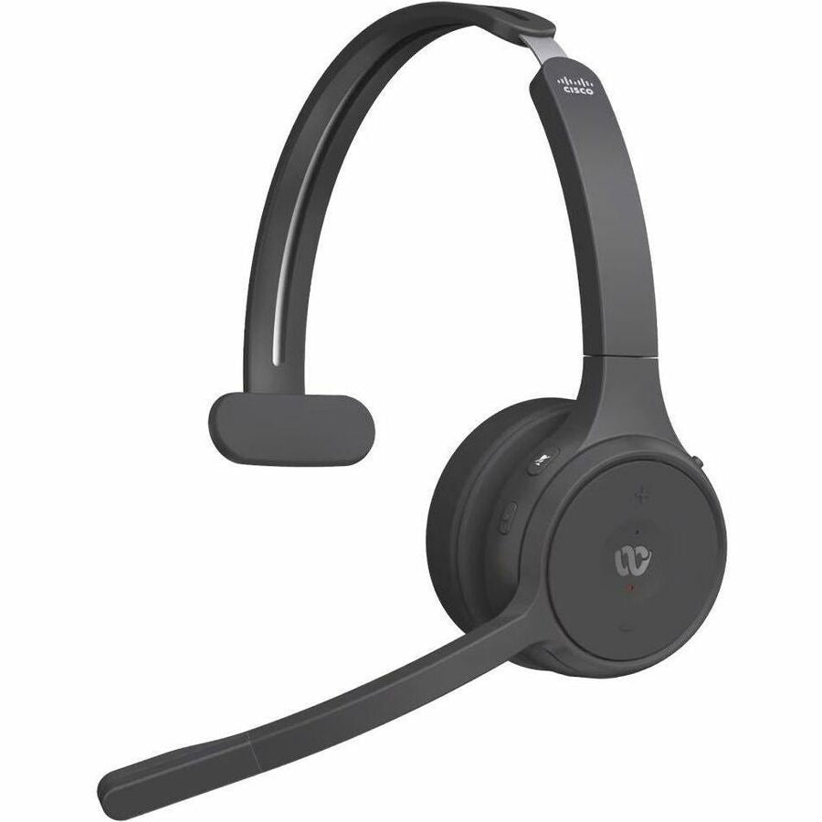 Cisco Single On-ear Headset+Charging Stand, USB-A Bundle Carbon Black — HS-WL-721-BUNAS-C