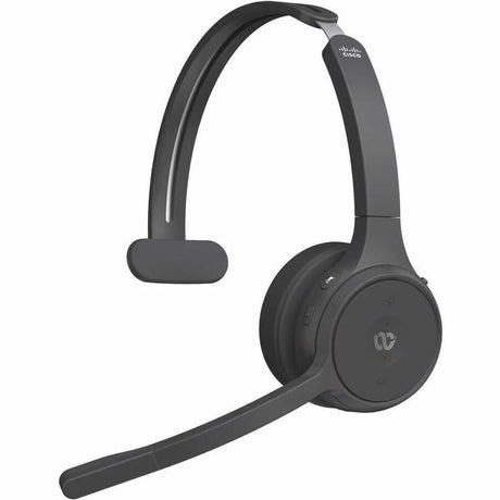 Cisco Single On-ear Headset+Charging Stand, USB-A Bundle Carbon Black — HS-WL-721-BUNAS-C