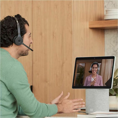 Cisco Single On-ear Headset+Charging Stand, USB-A Bundle Carbon Black — HS-WL-721-BUNAS-C