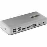 StarTech.com Dual-Monitor USB-C Docking Station, DisplayPort & HDMI/VGA Multi Monitor Dock up to 4K 60Hz, USB-C Dock, 7x USB Hub, 85W PD — 101N-USBC-DOCK