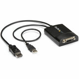 StarTech.com DisplayPort to DVI Dual Link Active Adapter, DisplayPort to DVI-D Adapter/Video Converter 2560x1600 60Hz, DP to DVI Adapter — DP2DVID2