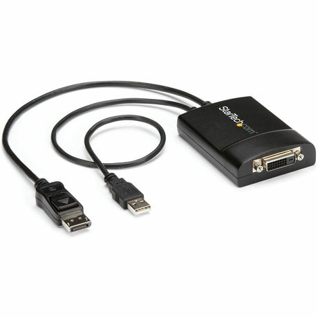 StarTech.com DisplayPort to DVI Dual Link Active Adapter, DisplayPort to DVI-D Adapter/Video Converter 2560x1600 60Hz, DP to DVI Adapter — DP2DVID2