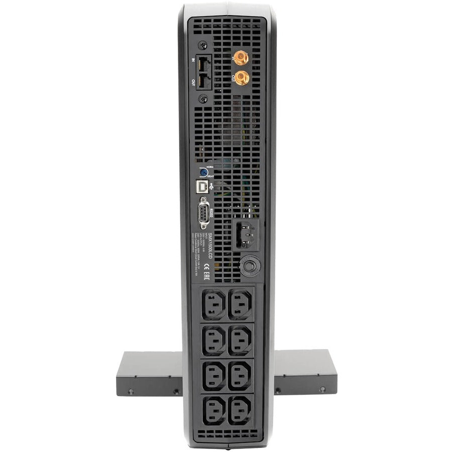 Eaton Tripp Lite Series 1500VA 900W Line-Interactive UPS - 8 C13 Outlets, AVR, 230V, 50/60 Hz, USB, DB9, LCD, 2U Rack/Tower — SMX1500LCD