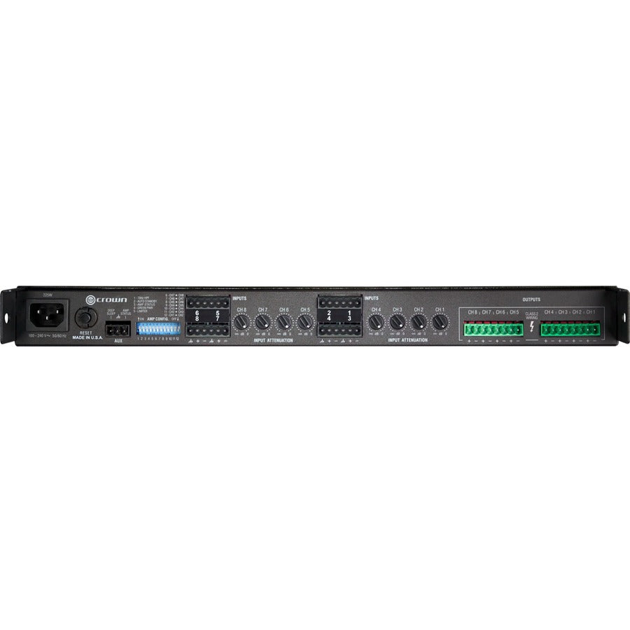 Crown ComTech DriveCore CT 8150 Amplifier - 1000 W RMS - 8 Channel — NCT8150A-U-US