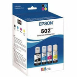 Epson Claria 502 Original Ultra High Yield Inkjet Ink Cartridge - CMYK, Black - 4 Pack — T502120-BCS