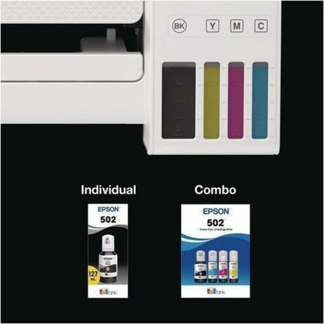 Epson Claria 502 Original Ultra High Yield Inkjet Ink Cartridge - CMYK, Black - 4 Pack — T502120-BCS